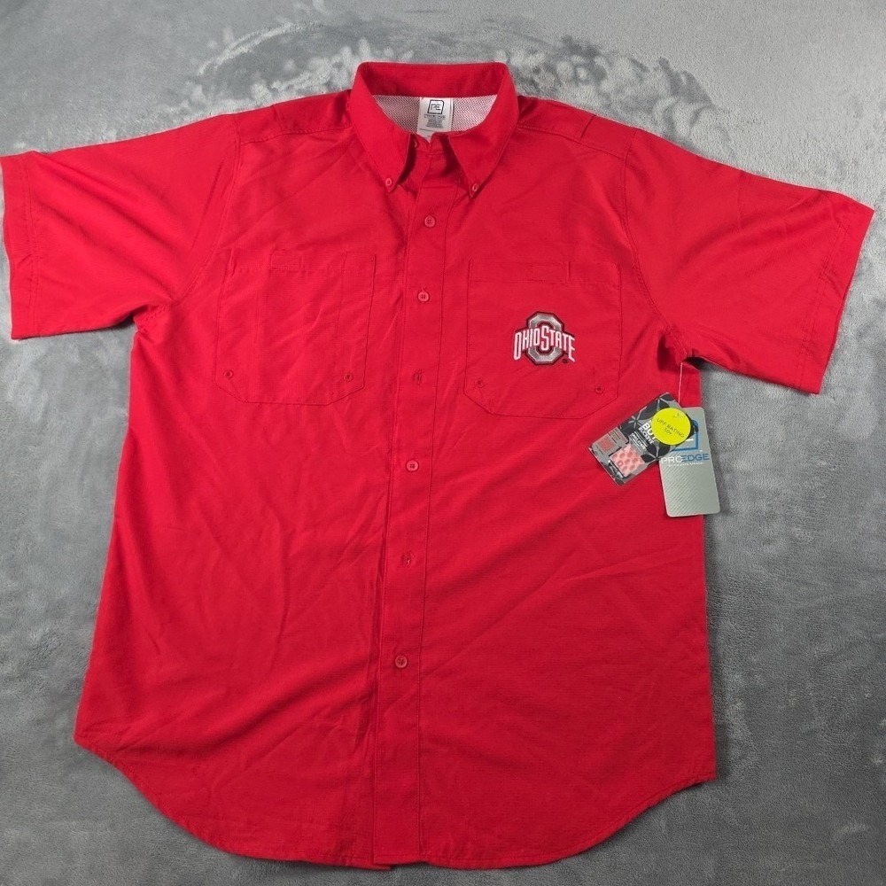 Ohio State Buckeyes Mens M Vented Shirt Pro Edge Knights Apparel UPF 50+ NWT